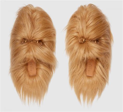 gucci slippers black friday|gucci chewbacca slippers.